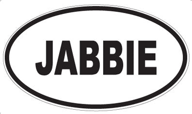 JABBIE - Oval Magnet