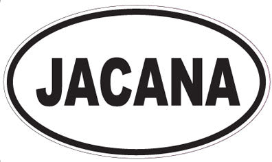 JACANA - Oval Sticker