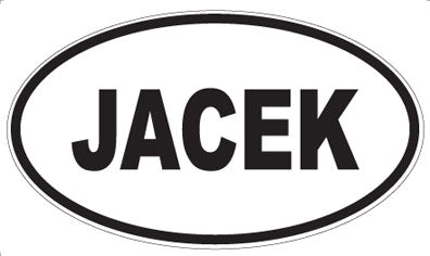 JACEK - Oval Magnet