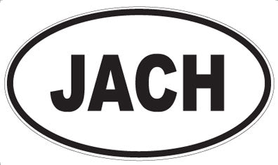 JACH - Oval Magnet