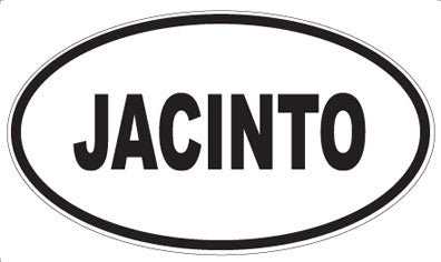 JACINTO - Oval Sticker