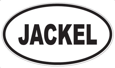 JACKEL - Oval Sticker