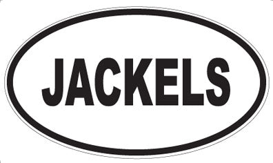 JACKELS - Oval Sticker