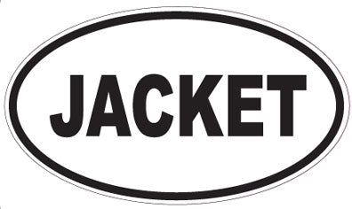 JACKET - Oval Sticker