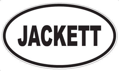 JACKETT - Oval Magnet