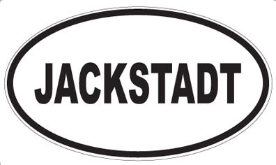 JACKSTADT - Oval Magnet