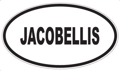 JACOBELLIS - Oval Magnet