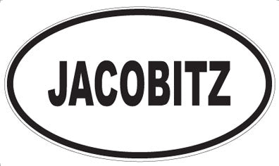 JACOBITZ - Oval Magnet
