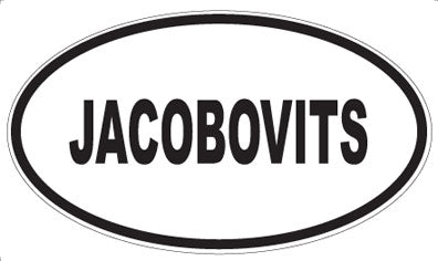 JACOBOVITS - Oval Magnet