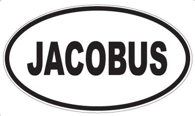 JACOBUS - Oval Magnet