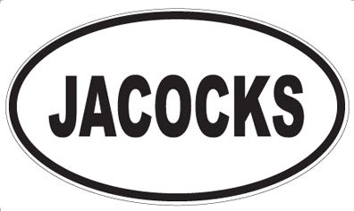 JACOCKS - Oval Magnet