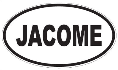 JACOME - Oval Sticker