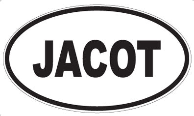 JACOT - Oval Sticker