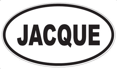 JACQUE - Oval Magnet