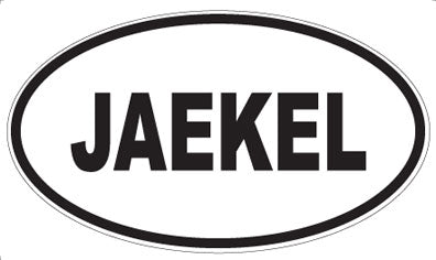 JAEKEL - Oval Magnet