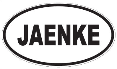 JAENKE - Oval Magnet