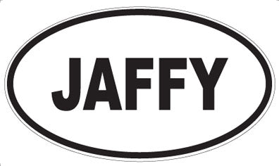 JAFFY - Oval Sticker