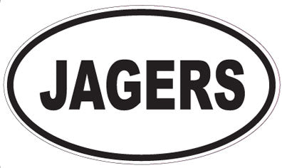JAGERS - Oval Sticker