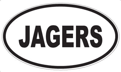 JAGERS - Oval Magnet