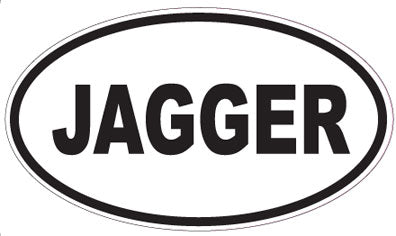 JAGGER - Oval Sticker