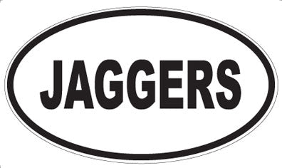 JAGGERS - Oval Sticker