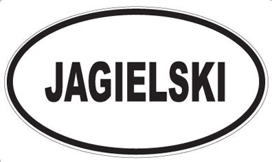 JAGIELSKI - Oval Magnet