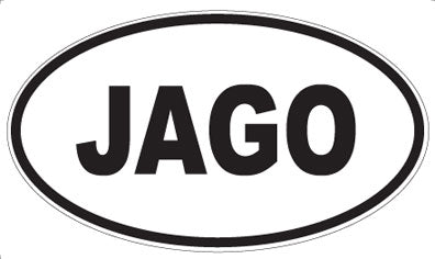 JAGO - Oval Sticker