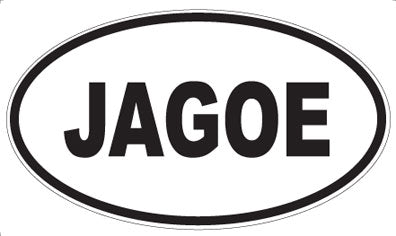 JAGOE - Oval Sticker
