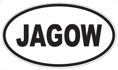 JAGOW - Oval Magnet