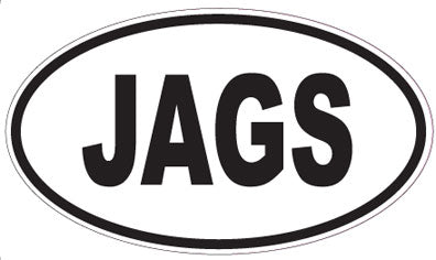 JAGS - Oval Sticker