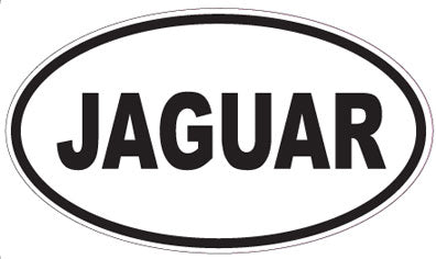 JAGUAR - Oval Sticker