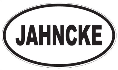 JAHNCKE - Oval Magnet