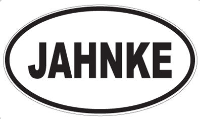 JAHNKE - Oval Magnet