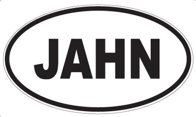 JAHN - Oval Magnet