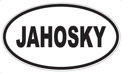 JAHOSKY - Oval Sticker