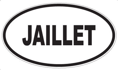 JAILLET - Oval Sticker