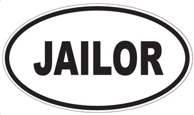 JAILOR - Oval Sticker