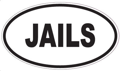 JAILS - Oval Magnet