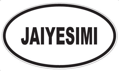 JAIYESIMI - Oval Magnet