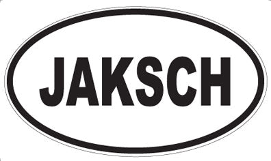JAKSCH - Oval Magnet