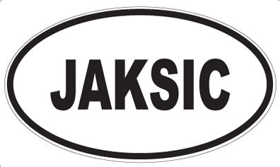 JAKSIC - Oval Magnet