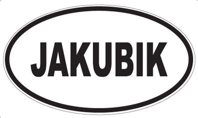 JAKUBIK - Oval Magnet