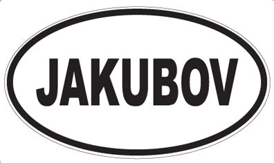 JAKUBOV - Oval Magnet