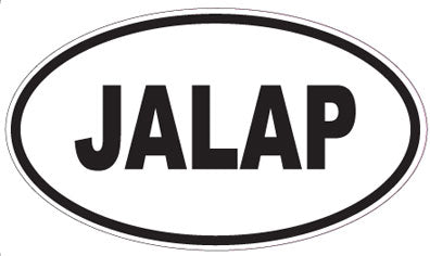 JALAP - Oval Sticker