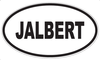 JALBERT - Oval Magnet