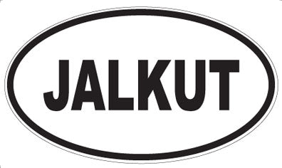 JALKUT - Oval Sticker