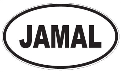 JAMAL - Oval Magnet