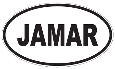 JAMAR - Oval Sticker