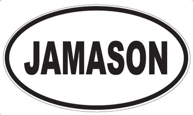 JAMASON - Oval Sticker