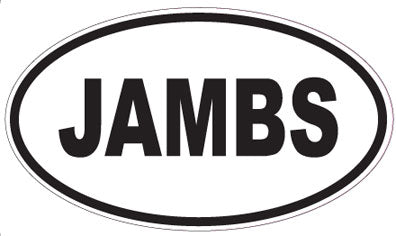 JAMBS - Oval Magnet